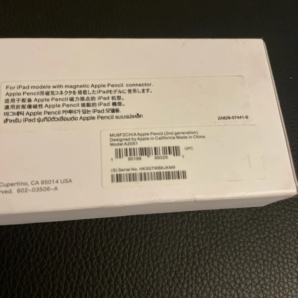 Apple Pencil 2nd Gen in White